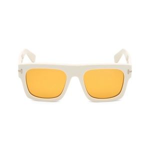 Tom Ford White Square Sunglasses